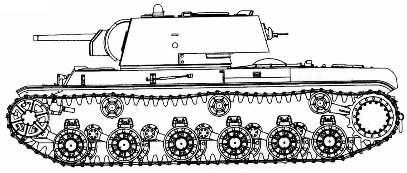 Рисунок танка кв 4